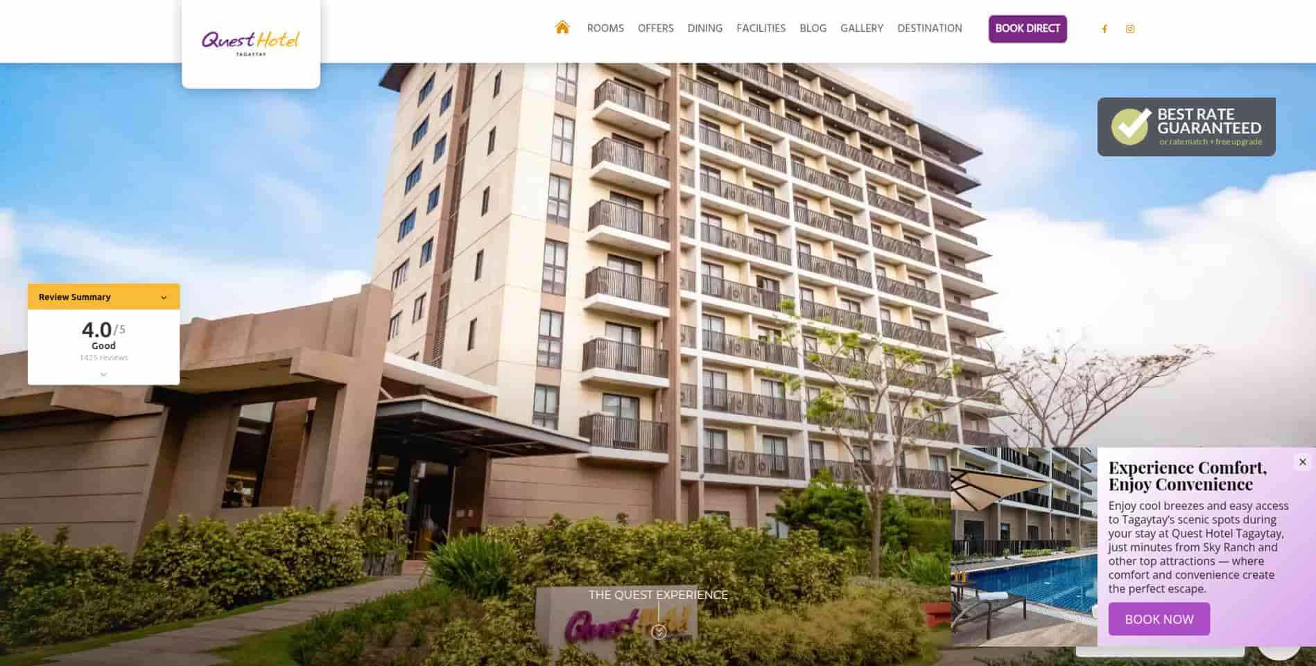 QUEST HOTEL | TAGAYTAY 
